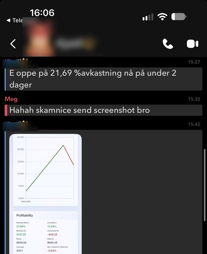 Message from a customer